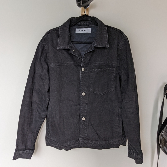 NWOT - Black denim jacket - Picture 1 of 2